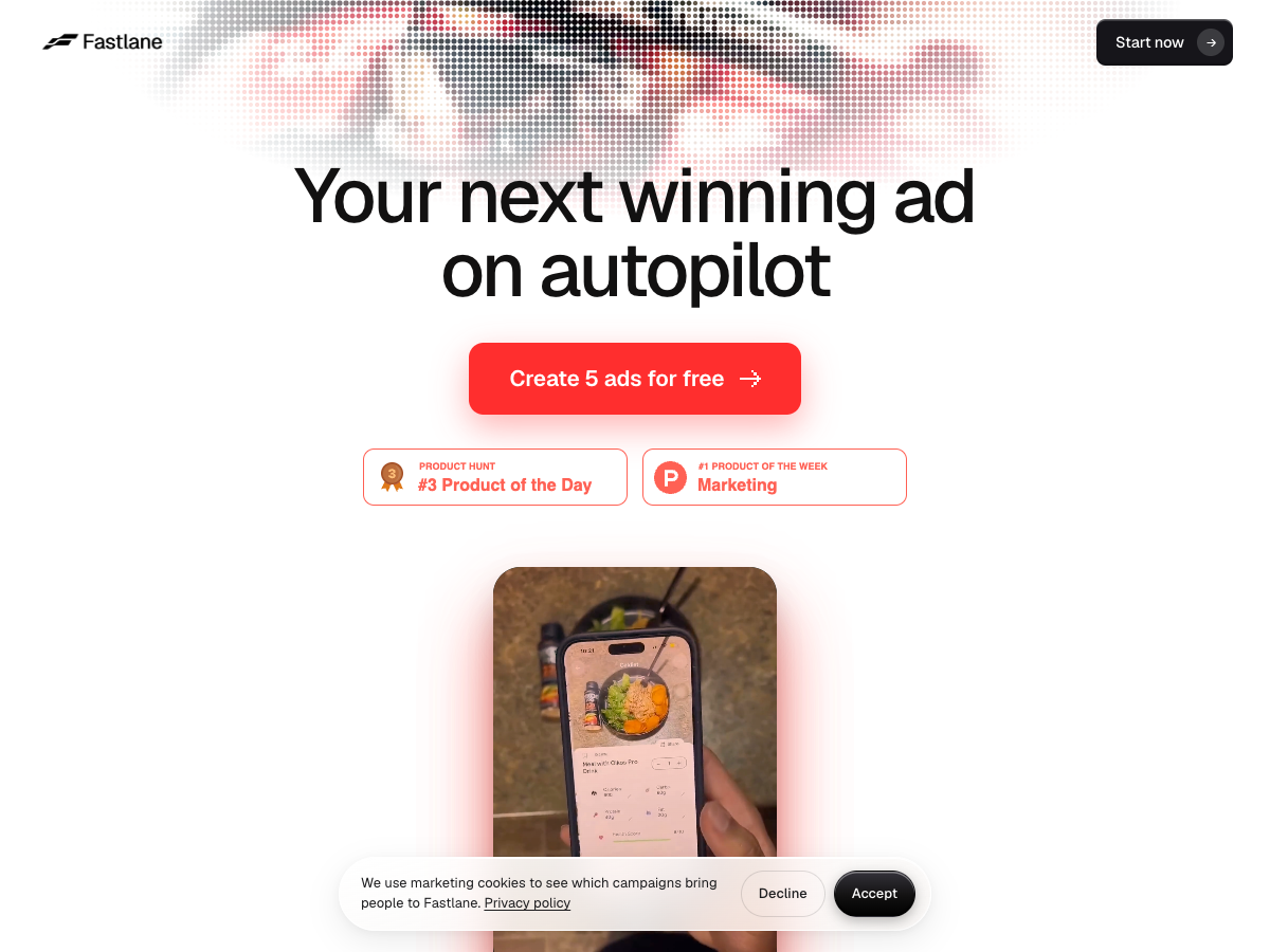 Fastlane product website as it appeared on 28 October 2026.